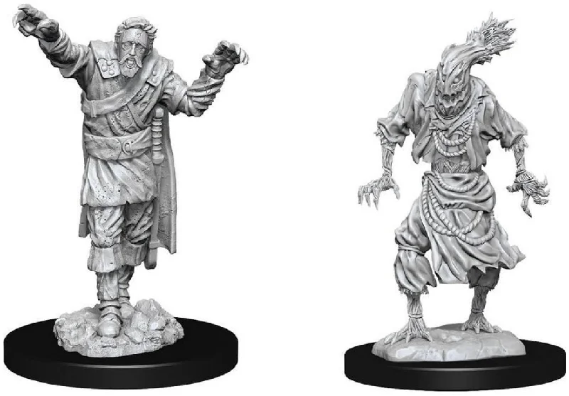 D&D Nolzurs Marvelous Unpainted Miniatures Scarecrow & Stone Cursed ( 2 figures )