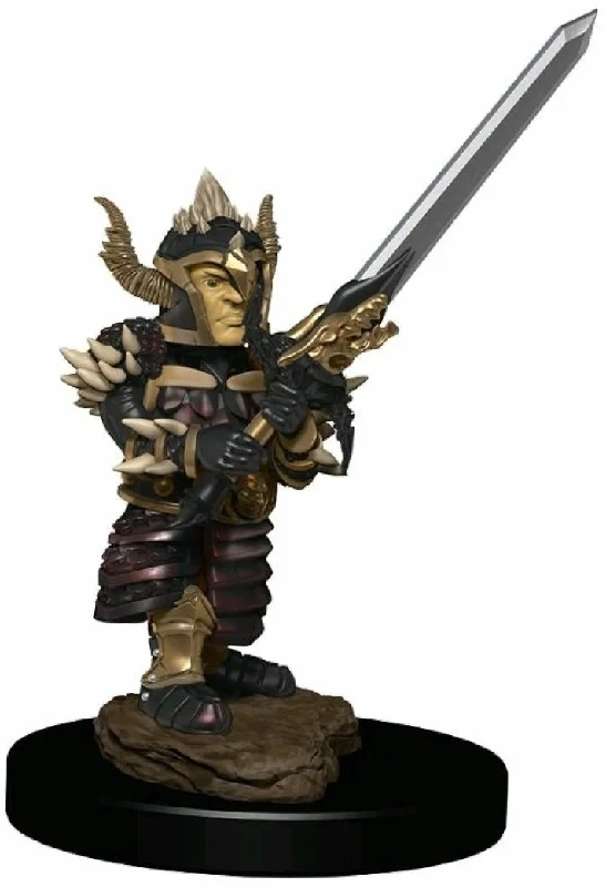 D&D Premium Painted Figures Halfling Fighter Male