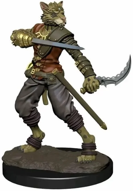 D&D Premium Painted Figures Tabaxi Rogue Male