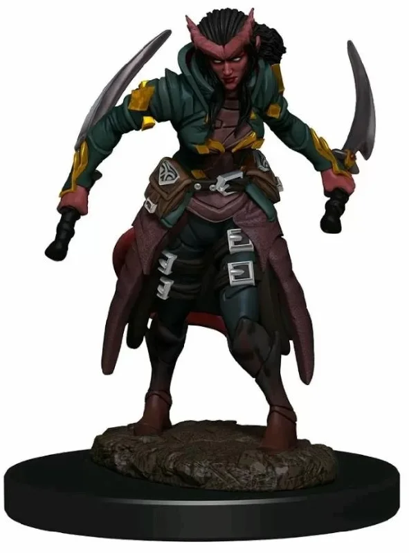 D&D Premium Painted Figures Tiefling Rogue Female