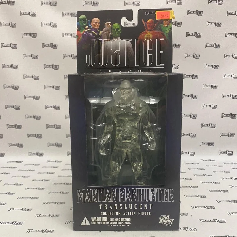 DC Direct Justice League Martian Manhunter Translucent Collector Action Figure