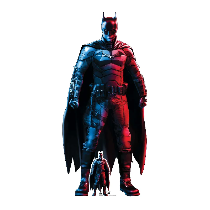 Batman Red Blue Robert Pattinson Greatest Superhero Lifesize Cardboard Cutout