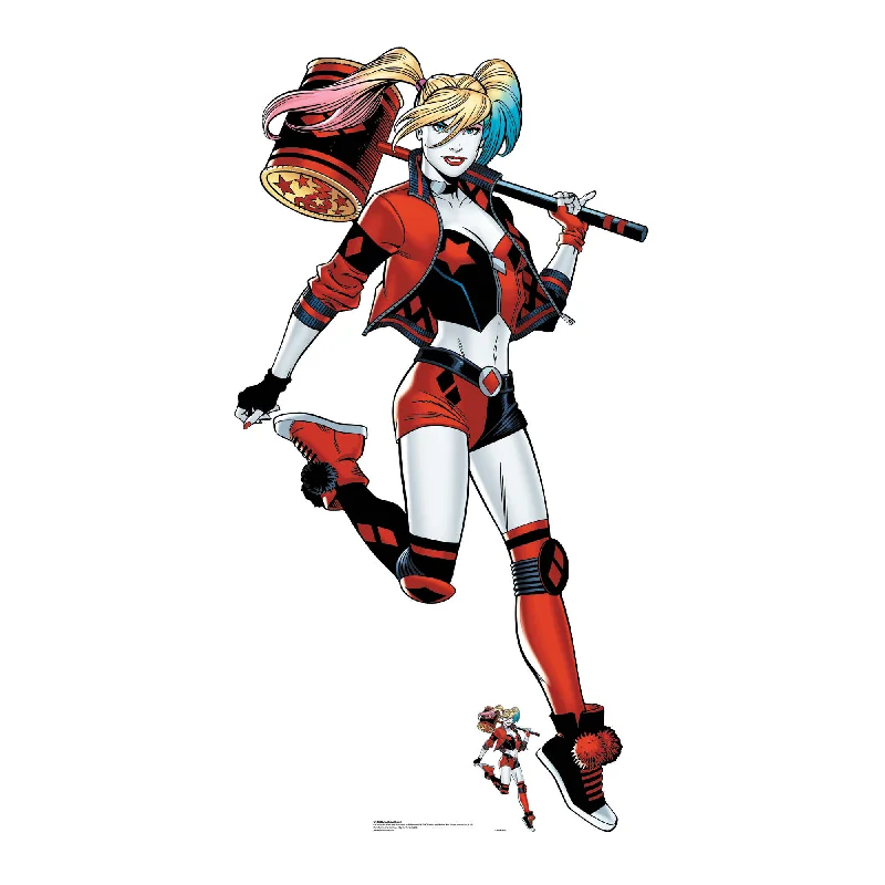 Harley Quinn Mallet  Cardboard Cutout