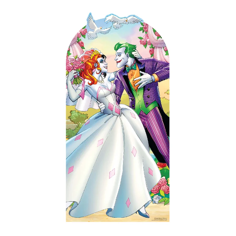 Joker Harley Quinn Wedding StandIn Cardboard Cutout