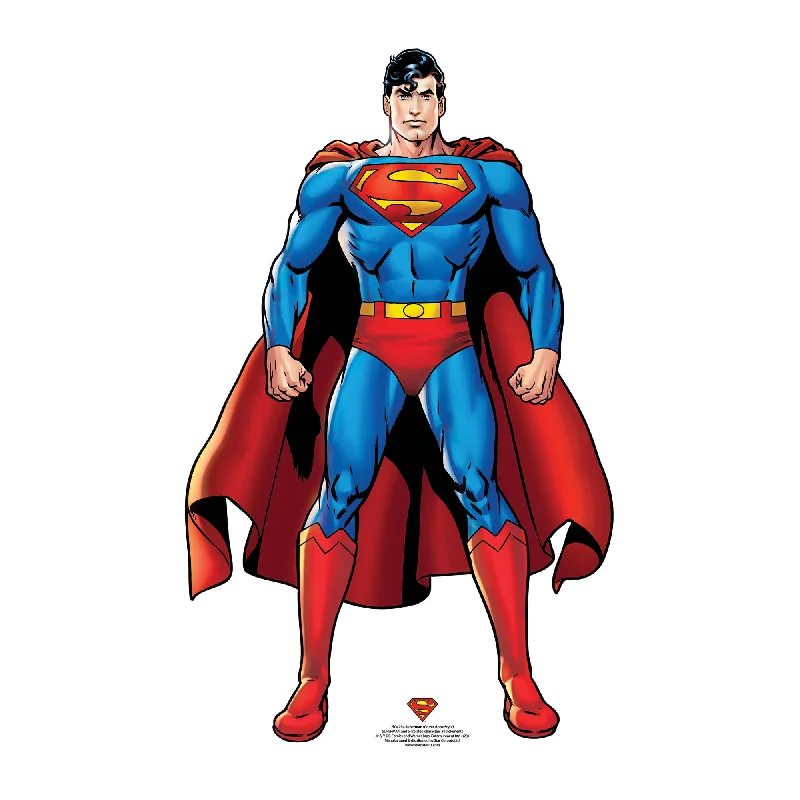 Superman Comic Style Cardboard Cutout