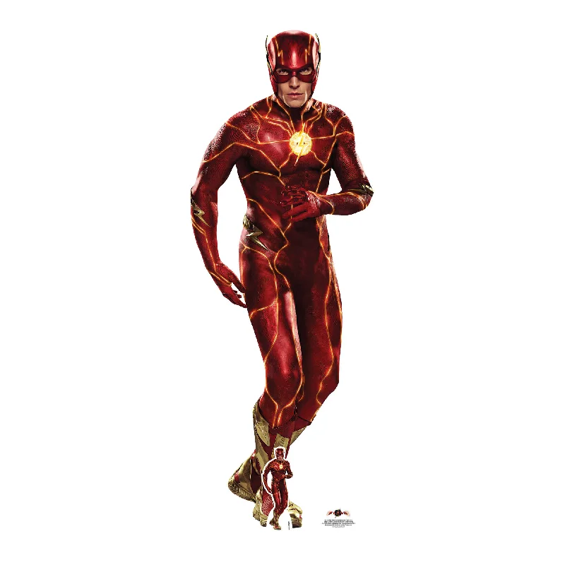 The Flash Ezra Miller Action Pose Cardboard Cutout