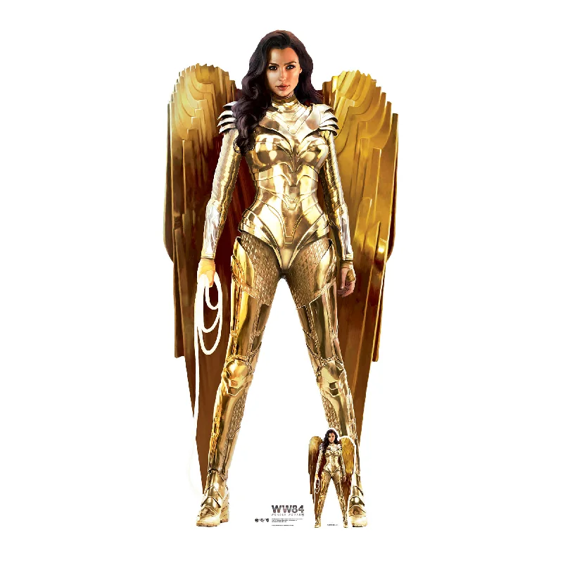 Wonder Woman Gold Armour WW84 Gal Gadot Cardboard Cutout