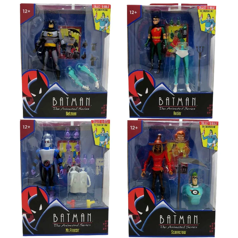 DC Direct Exclusive Batman - The Animated Series COMPLETE SET OF 4 (Condiment King BAF)