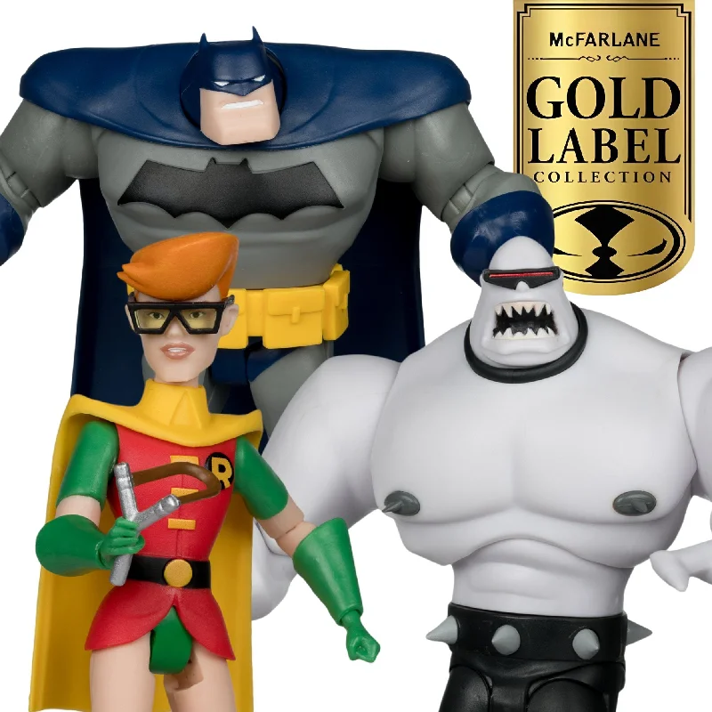 DC Direct New Batman Adventures Batman, Mutant Leader & Robin 3-Pack (Legends of The Dark Knight)